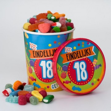 Candybucket 18jaarsfeer 0