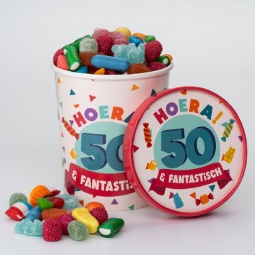 Candybucket 50jaarsfeer