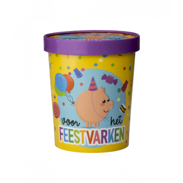 Candybucket feestvarken