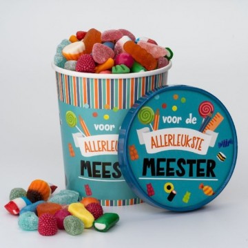 Candybucket meestersfeer