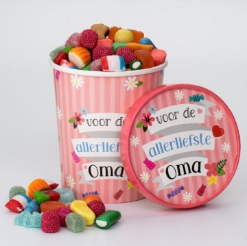 Candybucket omasfeer