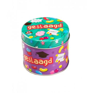 Snoepblikjesgeslaagd